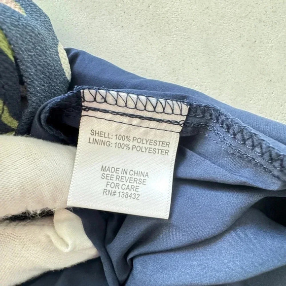 ModCloth || Blue Brunch Floral Dress Front Tie XL - Picture 10 of 10